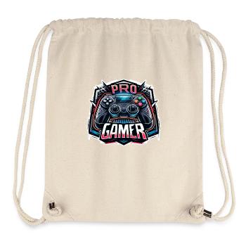 Pro Gamer - Controller Illustration - Stanley/Stella recycelter Gym Bag - Naturweiß - Vorne