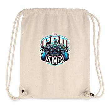 Pro Gamer - Controller Illustration - Stanley/Stella recycelter Gym Bag - Naturweiß - Vorne