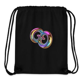 Three Rings - Stanley/Stella Recycled Gym Bag - black - Front
