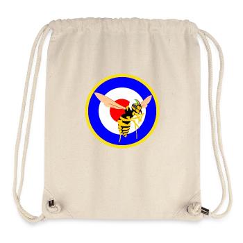 Trottinette Wasp Mod Target - Sac à cordon recyclé Stanley/Stella - blanc naturel - Devant