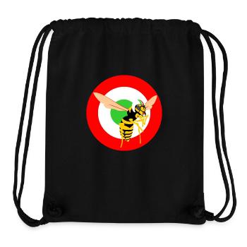 Wasp Mod Target Red Scooter Italian - Stanley/Stella Recycled Gym Bag - black - Front