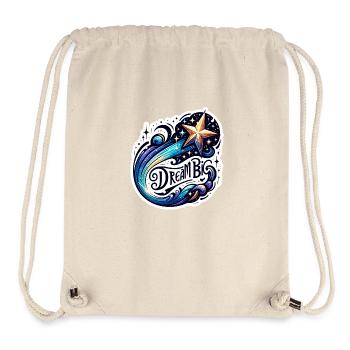 Dream Big - Sternschnuppe Illustration - Stanley/Stella recycelter Gym Bag - Naturweiß - Vorne