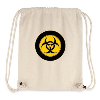 Mod Biohazard Schild - Stanley/Stella recycelter Gym Bag - Naturweiß - Vorne