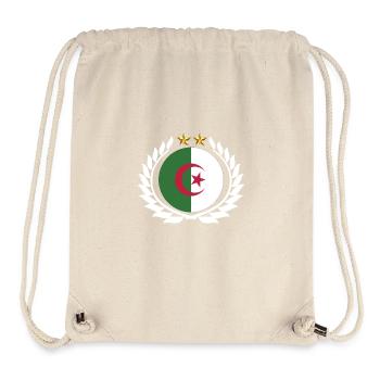 Algerian wreath - Algeria gift idea - Stanley/Stella Recycled Gym Bag - natural - Front
