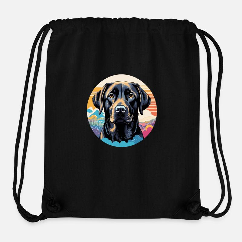 Labrador Retriever - Stanley/Stella recycelter Gym Bag - Schwarz