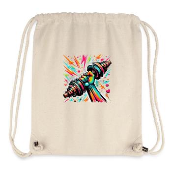 Galactic Energy Blaster: Sci-Fi Art - Stanley/Stella Recycled Gym Bag - natural - Front