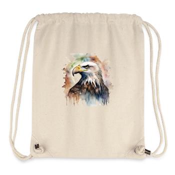 Aigle Power Animal - Sac à cordon recyclé Stanley/Stella - blanc naturel - Devant