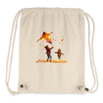 Bald wie ein Profi Drachen steigen lassen - Stanley/Stella recycelter Gym Bag - Naturweiß - Vorne