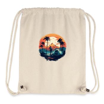 Adventure Patch - Stanley/Stella Recycled Gym Bag - natural - Front