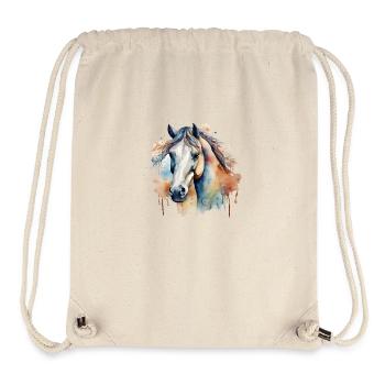 Horse, Power Animal, Sensuality, Dynamics, Freedom - Stanley/Stella Recycled Gym Bag - natural - Front