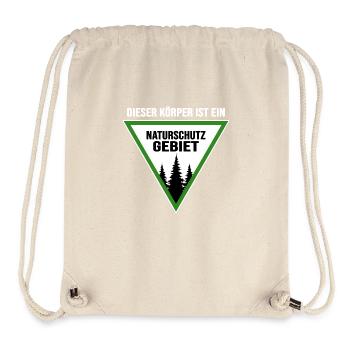 Bushcraft Nature Reserve Outdoor Wild Hiking - Stanley/Stella Recycled Gym Bag - natural - Front