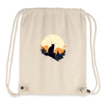 Lonely cat - Stanley/Stella Recycled Gym Bag - natural - Front