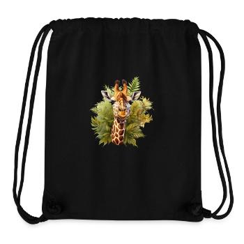 Giraffe High - Stanley/Stella recycelter Gym Bag - Schwarz - Vorne