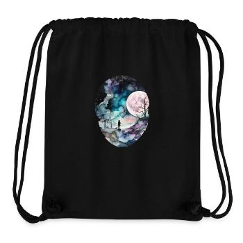 Verlorenes Land jenseitiger Träume - Stanley/Stella recycelter Gym Bag - Schwarz - Vorne