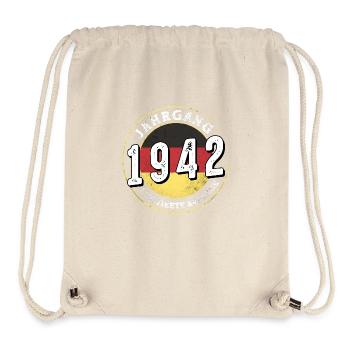 Jahrgangs 1942 Vintage 1942 Limitierte Auflage 82 - Stanley/Stella Recycled Gym Bag - natural - Front