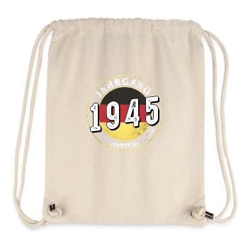 79 years old Vintage 1945 Jahrgangs 1945 - Stanley/Stella Recycled Gym Bag - natural - Front