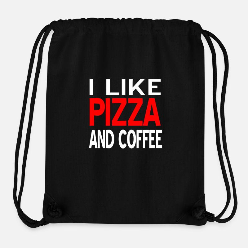 Pizza - Stanley/Stella Recycled Gym Bag - black