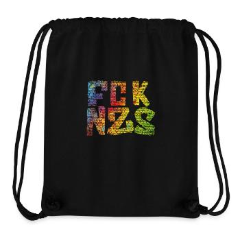 FCK NZS - Stanley/Stella recycelter Gym Bag - Schwarz - Vorne
