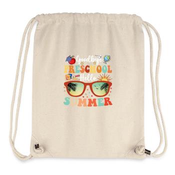 Tschüss Vorschule Hallo Sommer - Stanley/Stella recycelter Gym Bag - Naturweiß - Vorne
