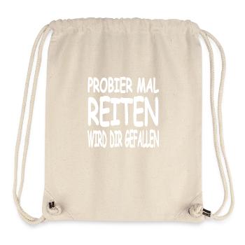 Chevaucher - Sac à cordon recyclé Stanley/Stella - blanc naturel - Devant