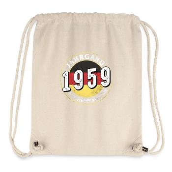 Limitierte Auflage Jahrgangs 1959 65 years old - Stanley/Stella Recycled Gym Bag - natural - Front
