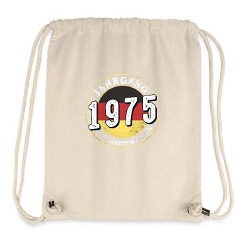49 years old Vintage 1975 Jahrgangs 1975 - Stanley/Stella Recycled Gym Bag - natural - Front
