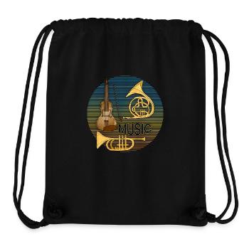 Musical Instruments - Stanley/Stella Recycled Gym Bag - black - Front