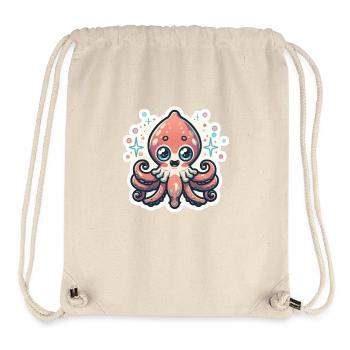 Squid Lover - Stanley/Stella Recycled Gym Bag - natural - Front
