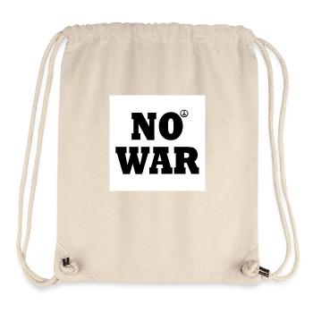 No war - Stanley/Stella Recycled Gym Bag - natural - Front