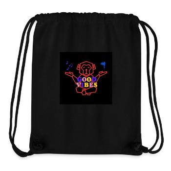 Positive vibes - Stanley/Stella Recycled Gym Bag - black - Front