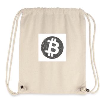 Das öffentliche Geld Bitcoin - Stanley/Stella recycelter Gym Bag - Naturweiß - Vorne