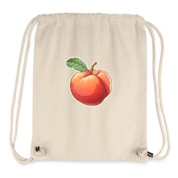 Pfirsich - Stanley/Stella recycelter Gym Bag - Naturweiß - Vorne