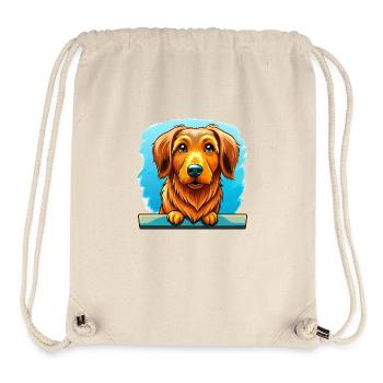 Eager Nova Scotia Duck Tolling Retriever Dock Divi - Stanley/Stella Recycled Gym Bag - natural - Front