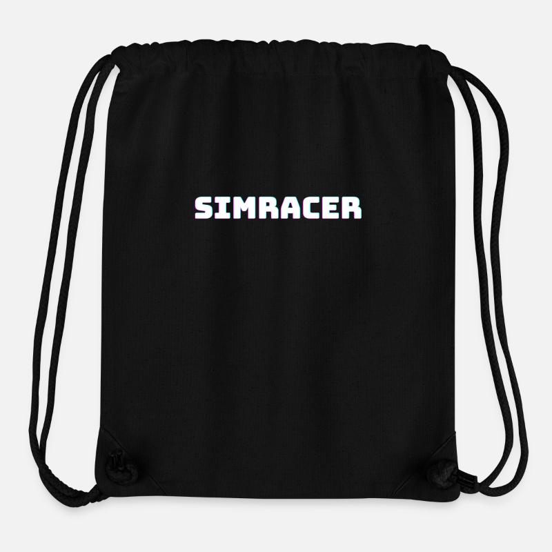 Für alle Simracing Fans - Stanley/Stella recycelter Gym Bag - Schwarz