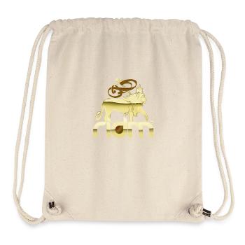 RIDM Majesté dorée - Sac à cordon recyclé Stanley/Stella - blanc naturel - Devant