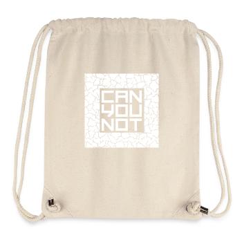 Can You Not Quote Funny Sarcastic Saying Joke - Stanley/Stella Recycled Gym Bag - natural - Front