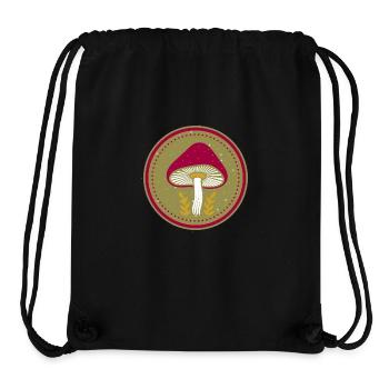 Mystic mushroom - Stanley/Stella Recycled Gym Bag - black - Front