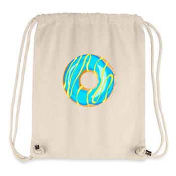 Donut Zeichnung Dessert Donuts Kuchen Gebäck 1 A - Stanley/Stella recycelter Gym Bag - Naturweiß - Vorne