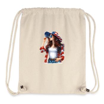 Patriot day 4 Us - Stanley/Stella Recycled Gym Bag - natural - Front