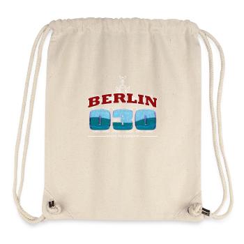 Berlin 030 Made in Germany - Stanley/Stella recycelter Gym Bag - Naturweiß - Vorne