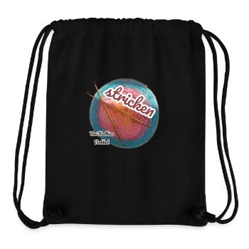 Stricken - Stanley/Stella recycelter Gym Bag - Schwarz - Vorne