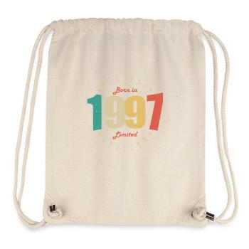 1997 Vintage Retro Jubiläumsgeschenk 1997 - Stanley/Stella recycelter Gym Bag - Naturweiß - Vorne