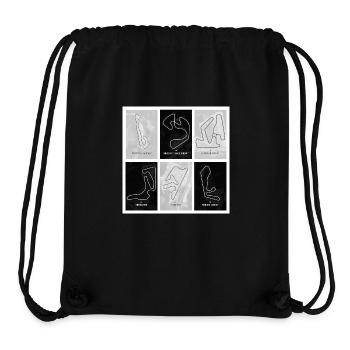 Finnish Motor Speedways - checkered flag - Stanley/Stella Recycled Gym Bag - black - Front