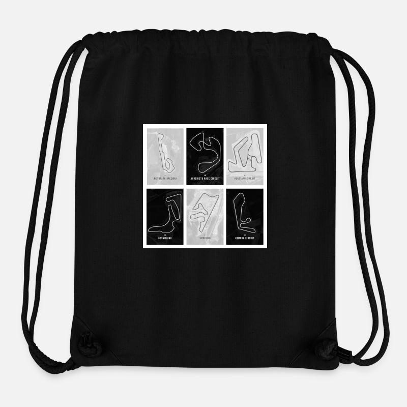 Finnish Motor Speedways - Zielflagge - Stanley/Stella recycelter Gym Bag - Schwarz