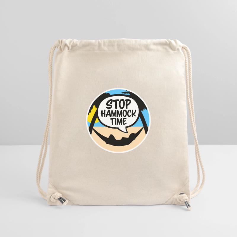 Funny Stop Hammock Time Relaxing Sleeping Camping Stanley/Stella Recycled Gym Bag
