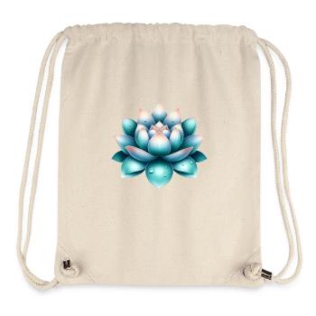 Serene Lotus Flower - Stanley/Stella Recycled Gym Bag - natural - Front