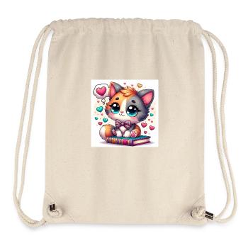 Fantasy-Kätzchen - Stanley/Stella recycelter Gym Bag - Naturweiß - Vorne
