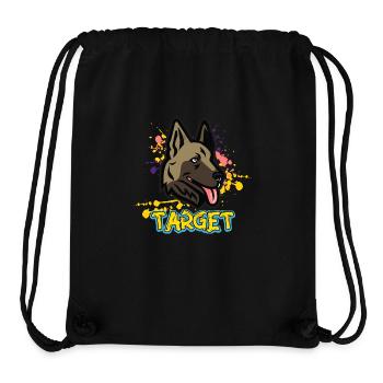 Hund - Fokus - Stanley/Stella recycelter Gym Bag - Schwarz - Vorne