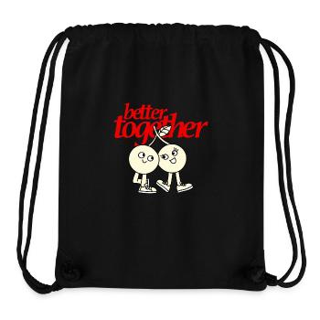 Better Together - Stanley/Stella Recycled Gym Bag - black - Front