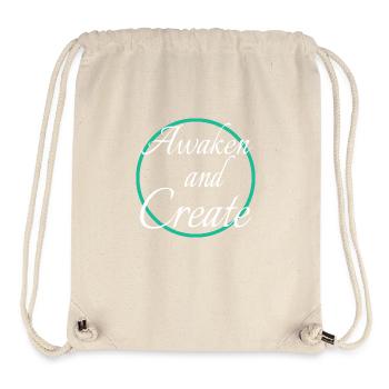 innovation in technology birthday - Stanley/Stella recycelter Gym Bag - Naturweiß - Vorne